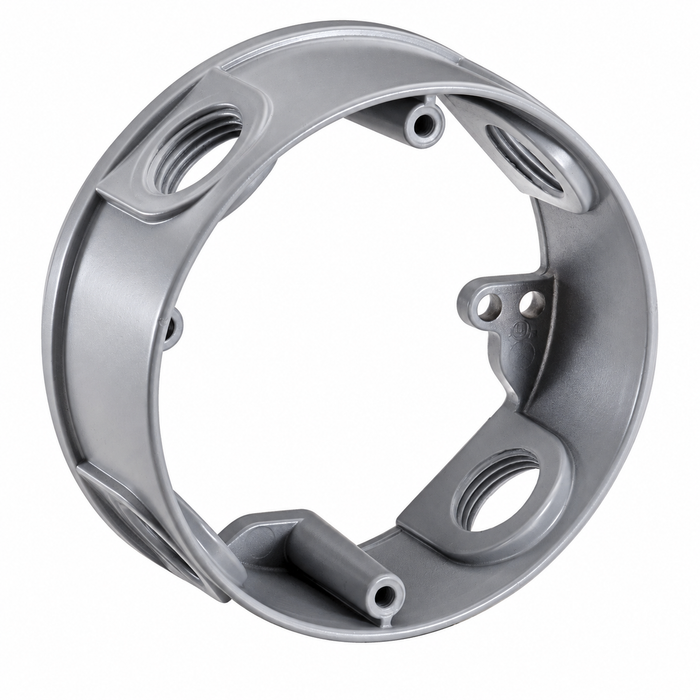 Topaz Lighting WRB 4" Round 4-Hole Extension Ring, Copper-Free Aluminum