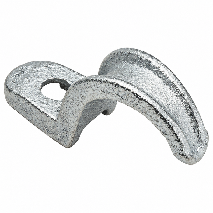 Topaz Lighting 561 One-Hole Snap-On Rigid Conduit Strap, Malleable Iron