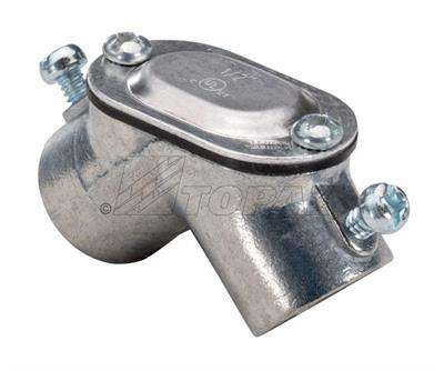 Topaz Lighting 90° EMT Set-Screw Pull Elbow