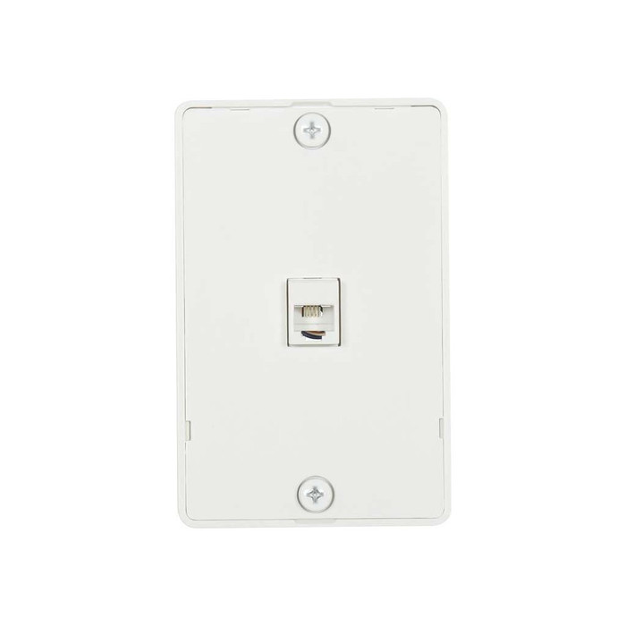 Cooper Wiring Devices TPE Telephone Jack Wallplate, Surface Mount