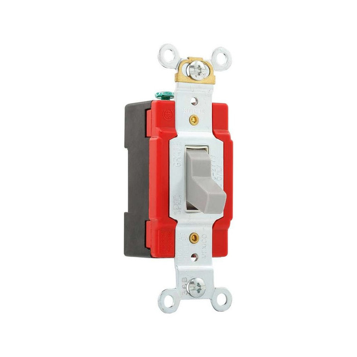 Cooper Wiring Devices Industrial Toggle Switch, 20A 120/277V