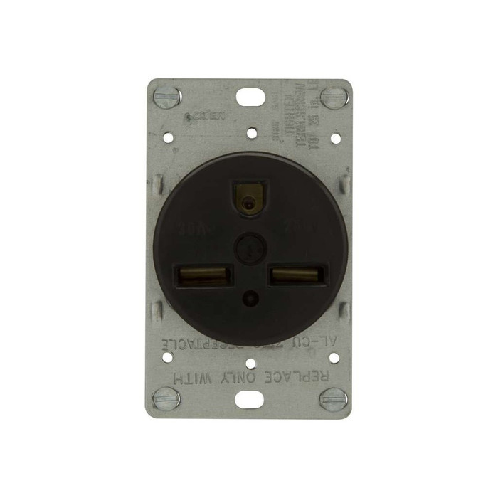 Cooper Wiring Devices Three-Phase Power Receptacle, Glass-Filled Nylon