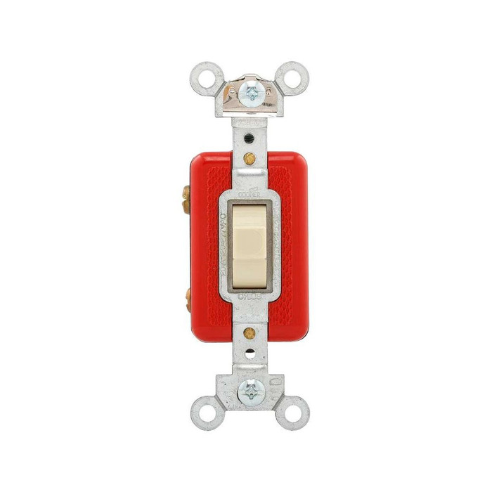 Cooper Wiring Devices Industrial Dual-Pole Toggle Switch, 20A 120/277V