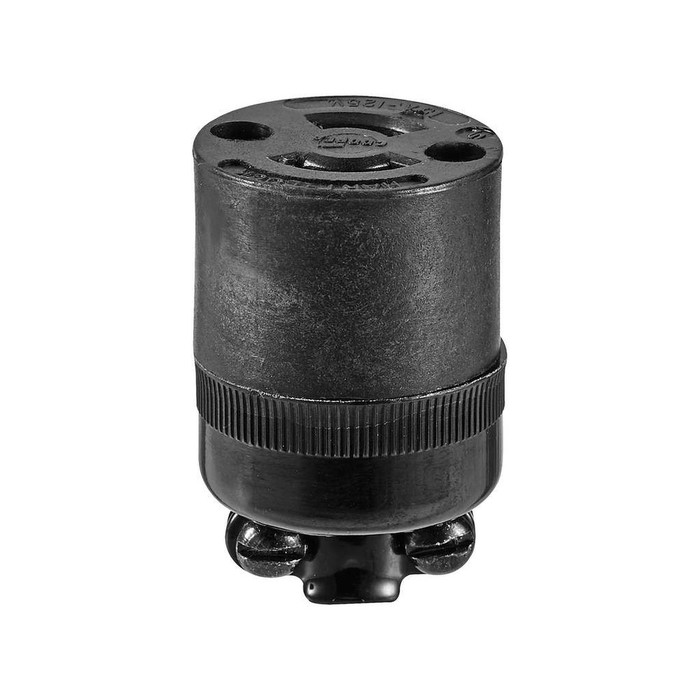 Cooper Wiring Devices Two-Pole Locking Connector, Nylon