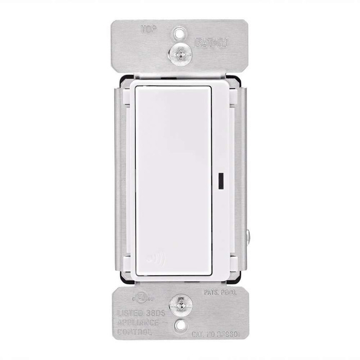 Eaton Z-Wave plus decorator switch, Power Failure Memory, 15A, 120V, White, 60 Hz, LED, CF