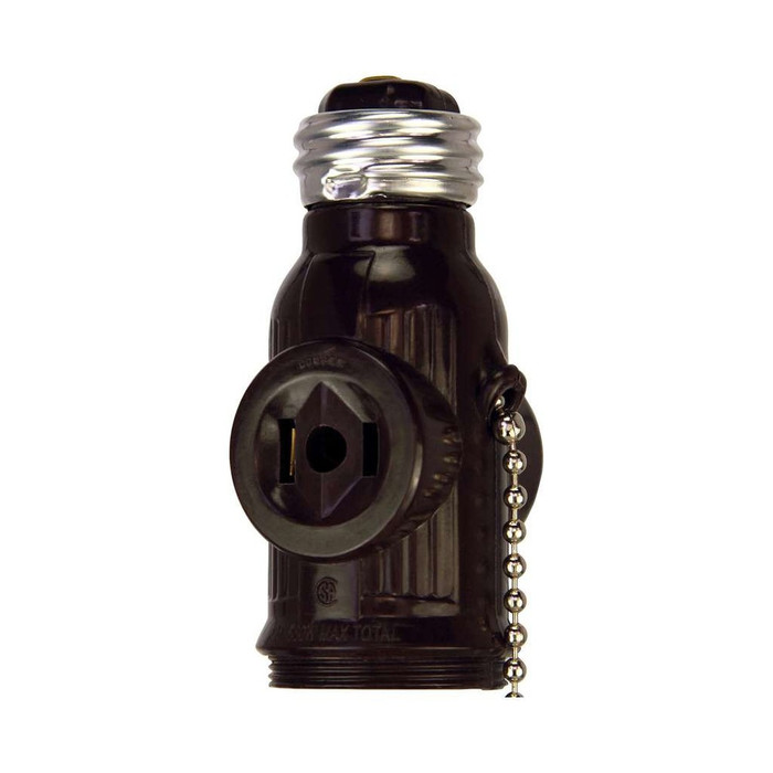 Cooper Wiring Devices Two-Outlet Socket Adapter, Thermoplastic