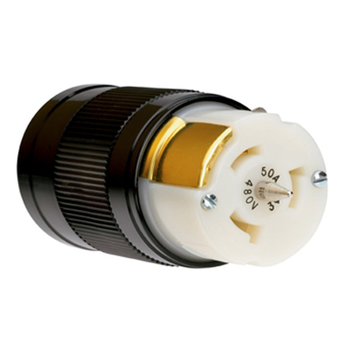 Cooper Wiring Devices Locking Flanged Inlet with Lid