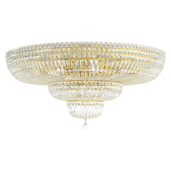 Schonbek SCH-5896 Petit Crystal Deluxe 27 Light 36in x 17in Flush Mount