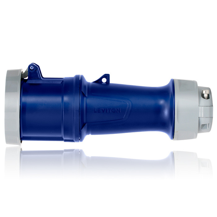 Leviton LEV Series 4-Wire 3-Pole IEC Pin and Sleeve Connector, 250-Volt AC