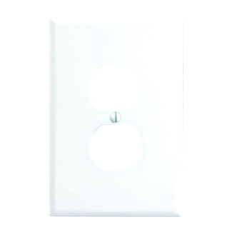 Leviton Thermoset Device Mount Oversized 1-Gang Duplex Receptacle Wallplate