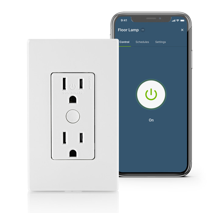 Leviton Residential Grade Tamper-Resistant Wi-Fi Receptacle Outlet