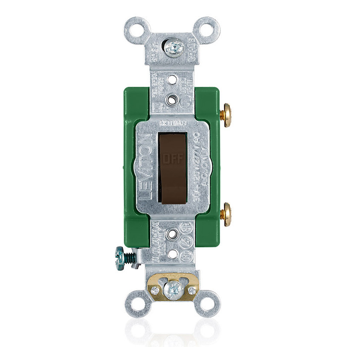 Leviton Industrial Extra Heavy-Duty Specification Grade Toggle Switch