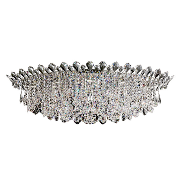 Schonbek SCH-TR4801N Trilliane Strands 8 Light 45in x 15.5in Flush Mount