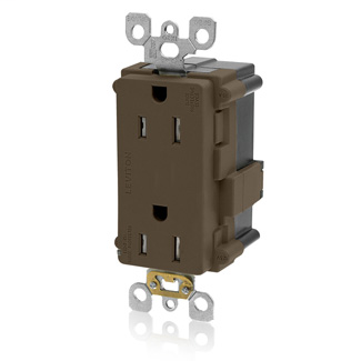 Leviton MT528-T Lev-Lok Decora Plus Surge Protective Duplex Receptacle Outlet