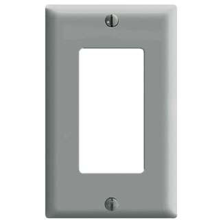 Leviton Thermoset Standard-Size Tamper-Resistant 1-Gang Wallplate