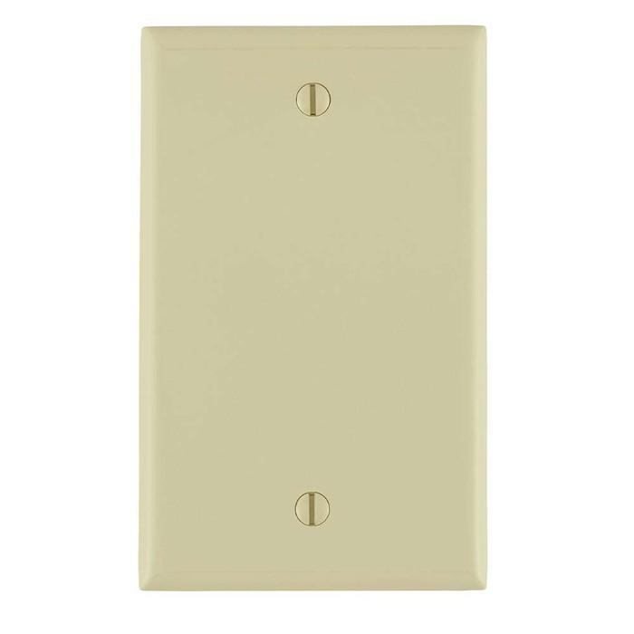 Leviton Thermoplastic Nylon Box Mount 1-Gang Blank Wallplate