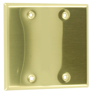 Leviton 81025 1-Gang No Device Blank Wallplate, Thermoplastic Nylon
