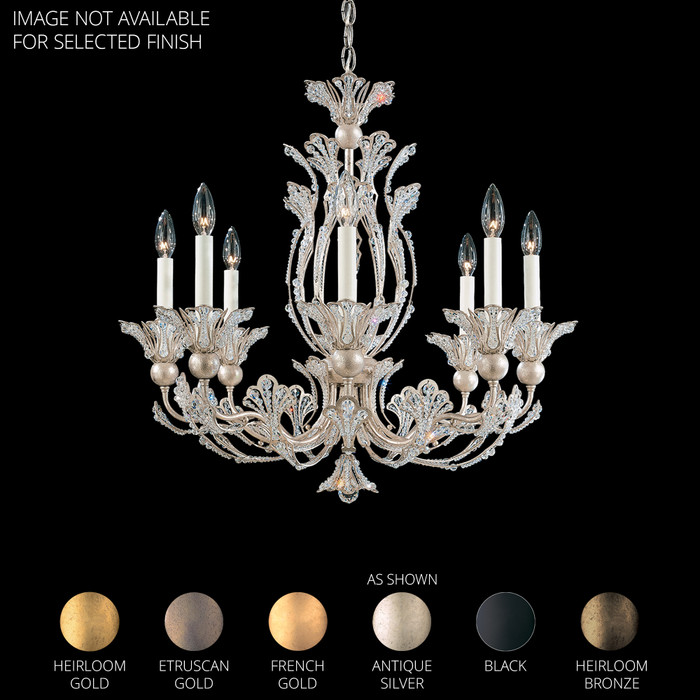 Schonbek SCH-7866 Rivendell 8 Light 26in x 23in Chandelier with Candleslips