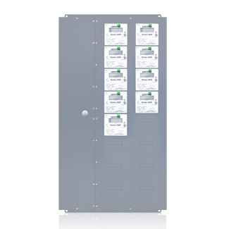 Leviton 10-Meter MMU Indoor Surface Mount Enclosure, 480VAC 3P/4W