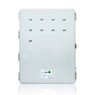 Leviton XL Mini Meter MMU, 120/208V 3P/4W, 10 Dual Element Meters, NEMA 4X Enclosure