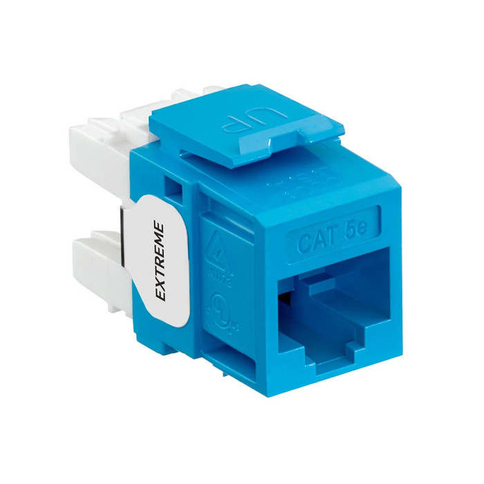 Leviton Extreme® QuickPort® Category 6 UTP Jack, Yellow