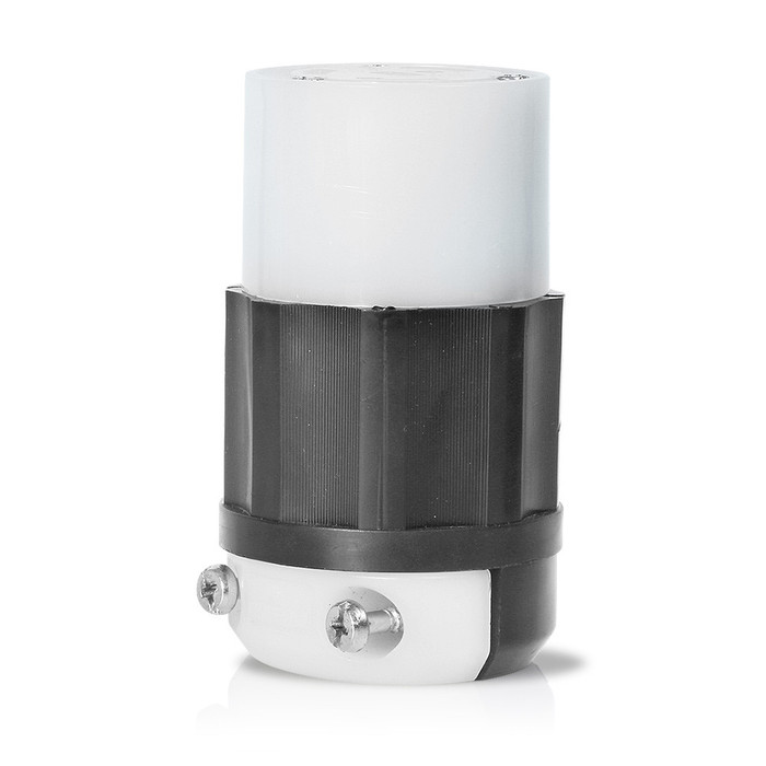 Leviton 5-Wire 4-Pole Industrial Grade Locking Connector, 20A