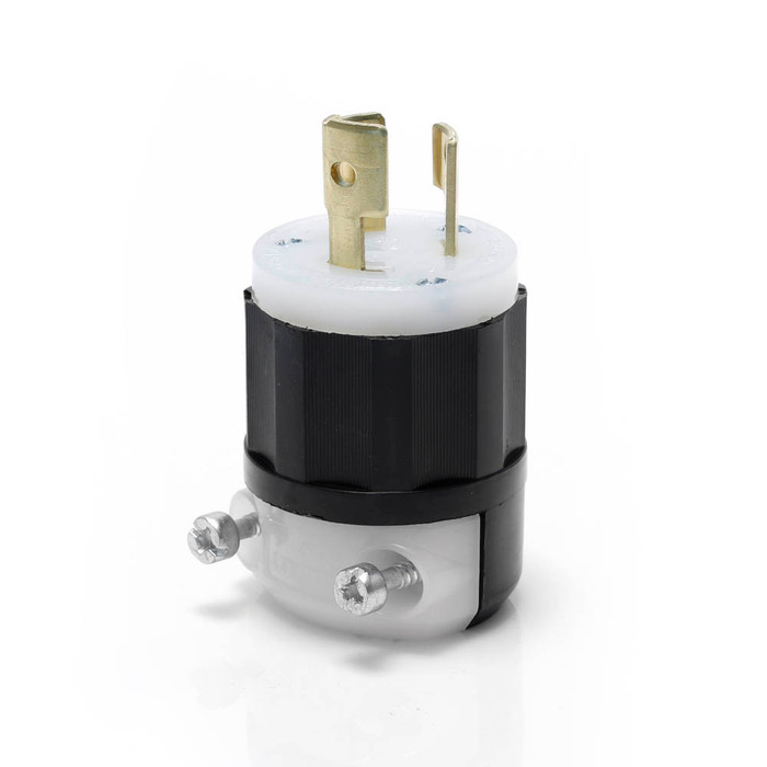 Leviton NEMA L5-15P Industrial Grade Locking Plug, 125V/15A