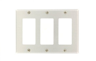 Leviton Ivory 1-Gang Decora/GFCI Wallplate, Thermoplastic Nylon