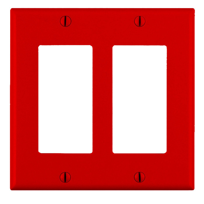 Leviton 2-Gang GFCI/Decora Nylon Wallplate