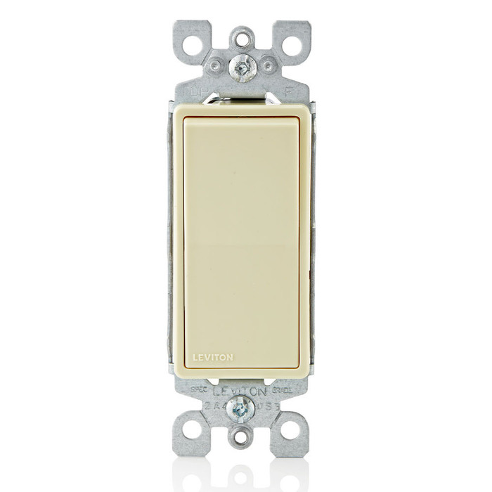 Leviton AC 15- 1-Pole Residential Grade Rocker AC Quiet Switch