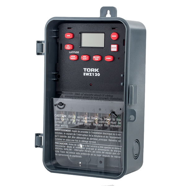 NSi Industries Astronomic 7-Day Digital Time Switch, 1-Channel SPDT, 30A 120-277V