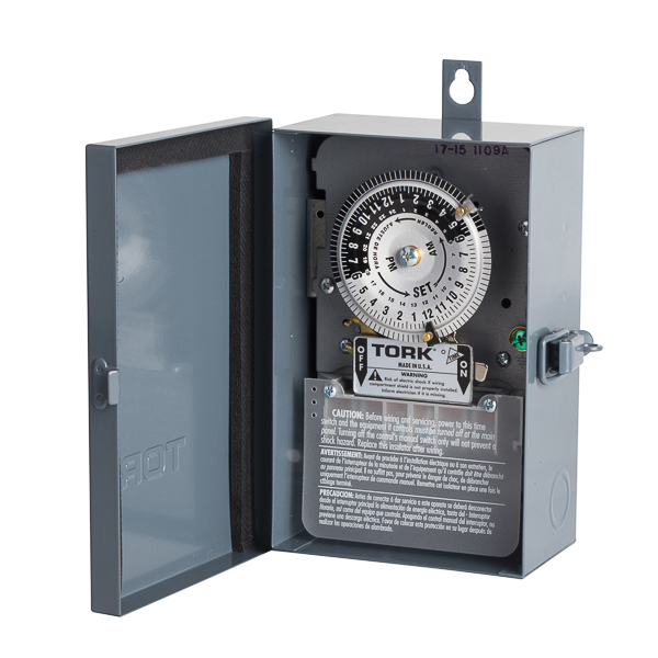 NSi Industries 24-Hour DPST Time Switch, 40A 120/208-277V, NEMA 3 Outdoor