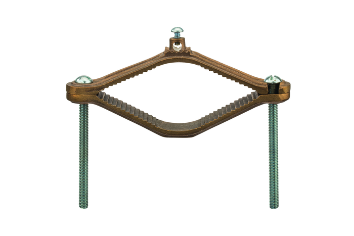 NSi Industries Heavy Duty Bronze Water Pipe Ground Clamp