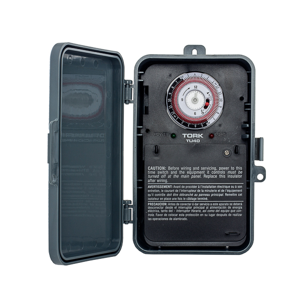 NSi Industries 24-Hour Time Switch, 40A DPDT, 120-277V NEMA 3R Outdoor