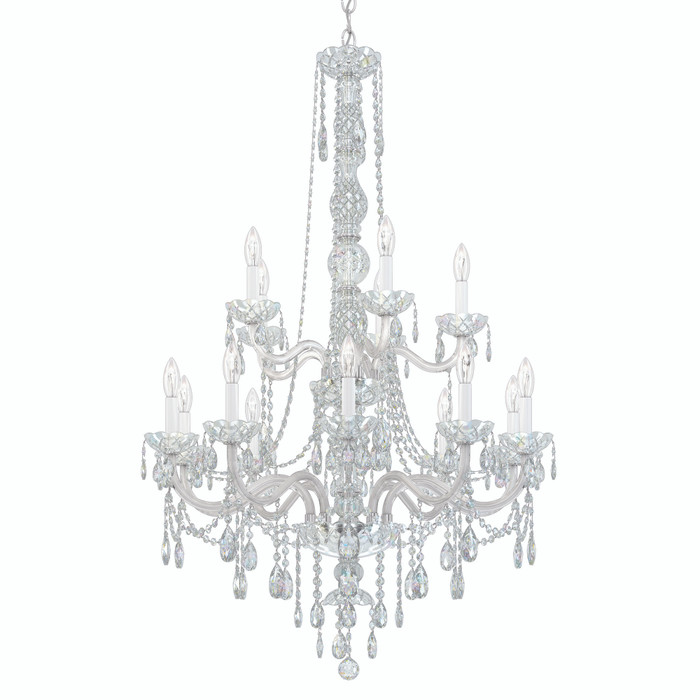 Schonbek SCH-1308 Arlington 15 Light 32in x 48in Two-Tier Chandelier