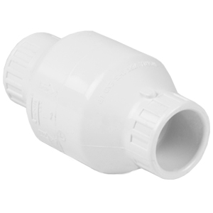 Spears PVC Utility Swing Check Valve, SOC EPDM Seal