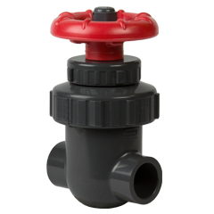 Spears PVC Socket Gate Valve, Buna-N Seals