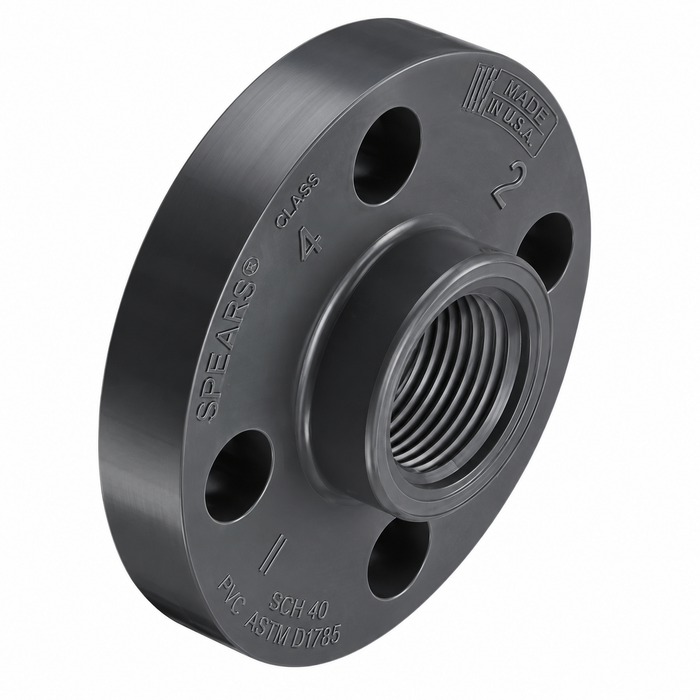 Spears PVC One-Piece FPT Flange, CL150 150PSI