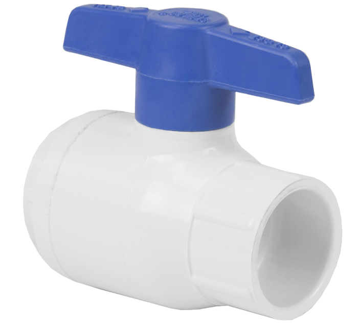 Spears PVC Utility Ball Valve, FPT x Socket, EPDM Seals
