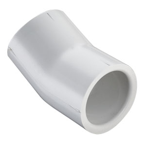 Spears Schedule 40 PVC 22-1/2° Socket Elbow