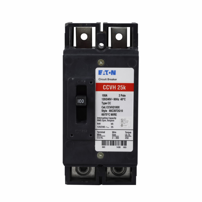 Eaton CCV Tenant Main Circuit Breaker, Two-Pole, 150A