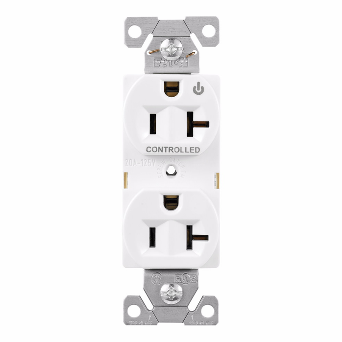 Eaton Arrow Hart Heavy-Duty Industrial Duplex Receptacle, 20A 125V, 5-20R