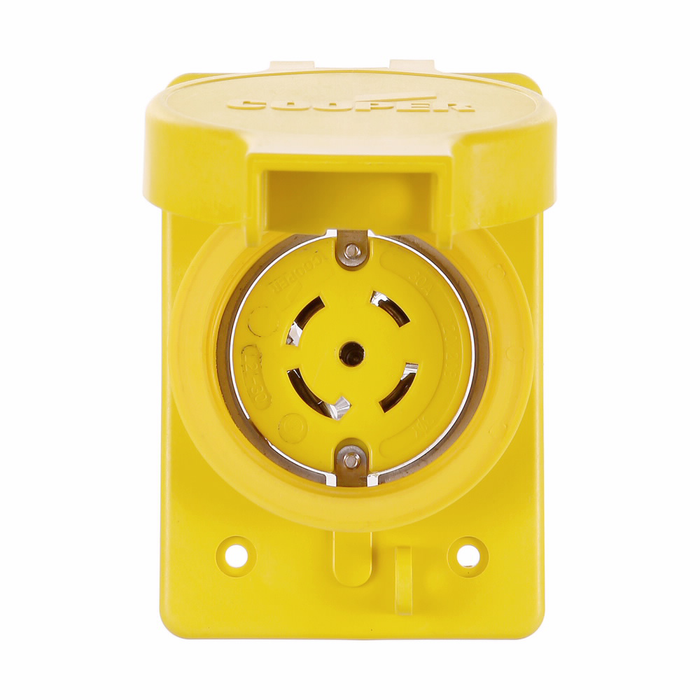 Eaton Arrow Hart Watertight Locking Receptacle, 30A 120/208V Industrial Grade