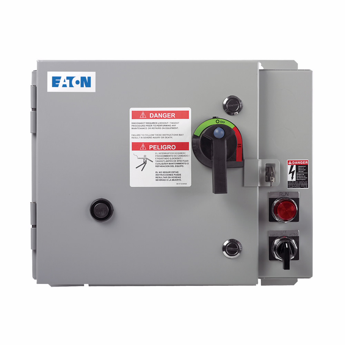 Eaton Freedom Combination Non-Reversing Motor Starter, NEMA 1 Enclosure