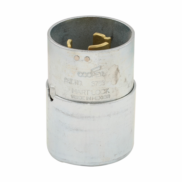Eaton Industrial 50A Locking Plug, Armored Steel Construction