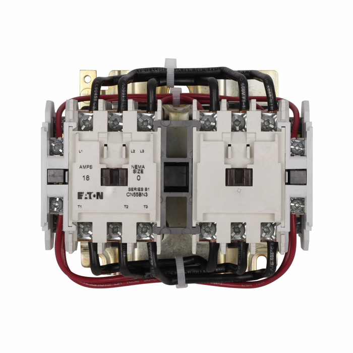Eaton Freedom Series Three-Pole Reversing Motor Control Contactor, 9A