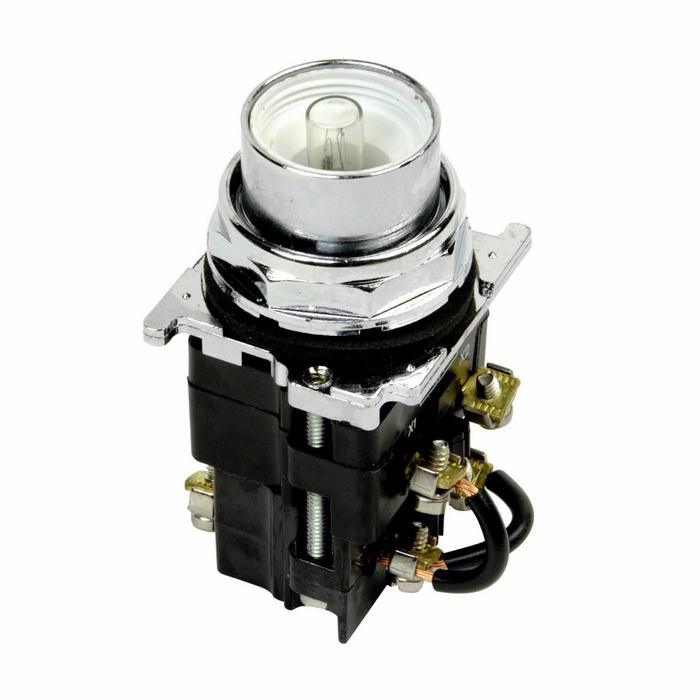 Eaton 30.5mm Heavy-Duty Watertight/Oiltight LED Indicating Light, Red Lens