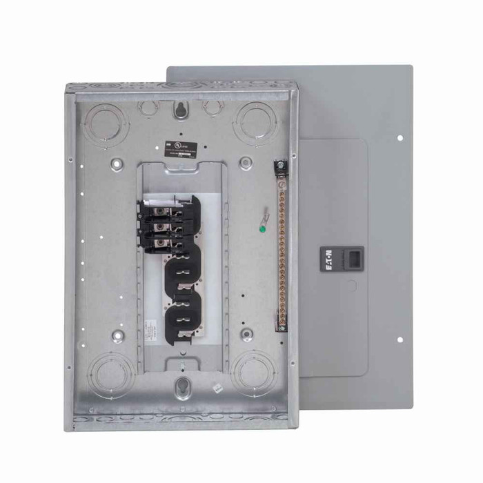 Eaton Type BR Three-Phase Main Lug Loadcenter 24-Circuit Aluminum Bus 