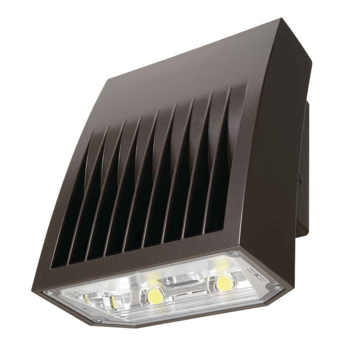 Eaton Lumark Crosstour LED Floodlight, Carbon Bronze, Wall Mount