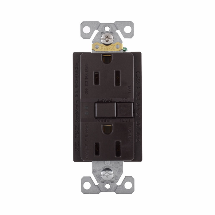 Eaton Self-Test GFCI Receptacle, 125V